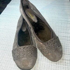Gabor Ballerina Flats, size 8-8.5 , fur inside the soles,walking elegant shoes